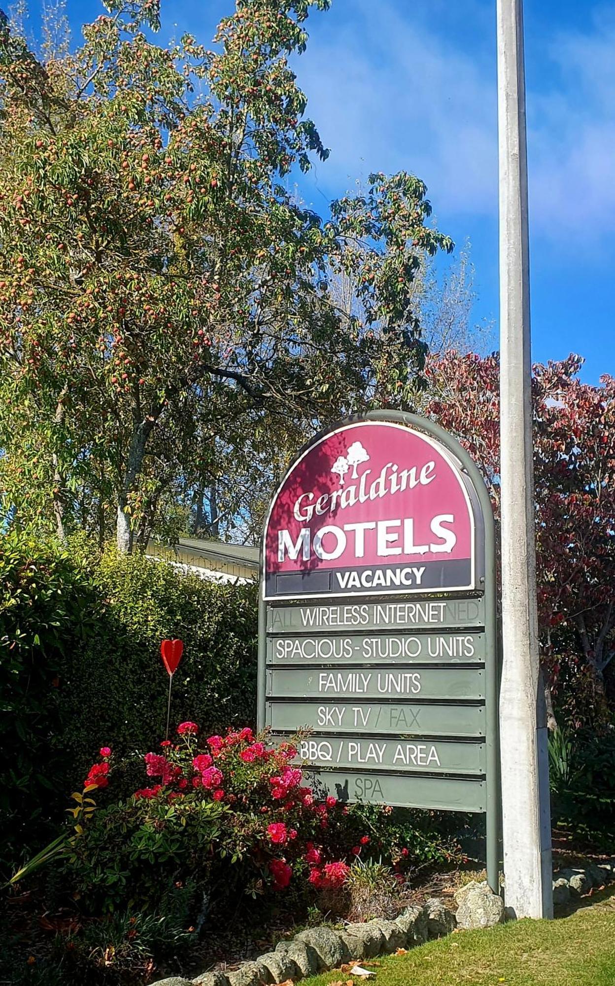 Geraldine Motels Zewnętrze zdjęcie